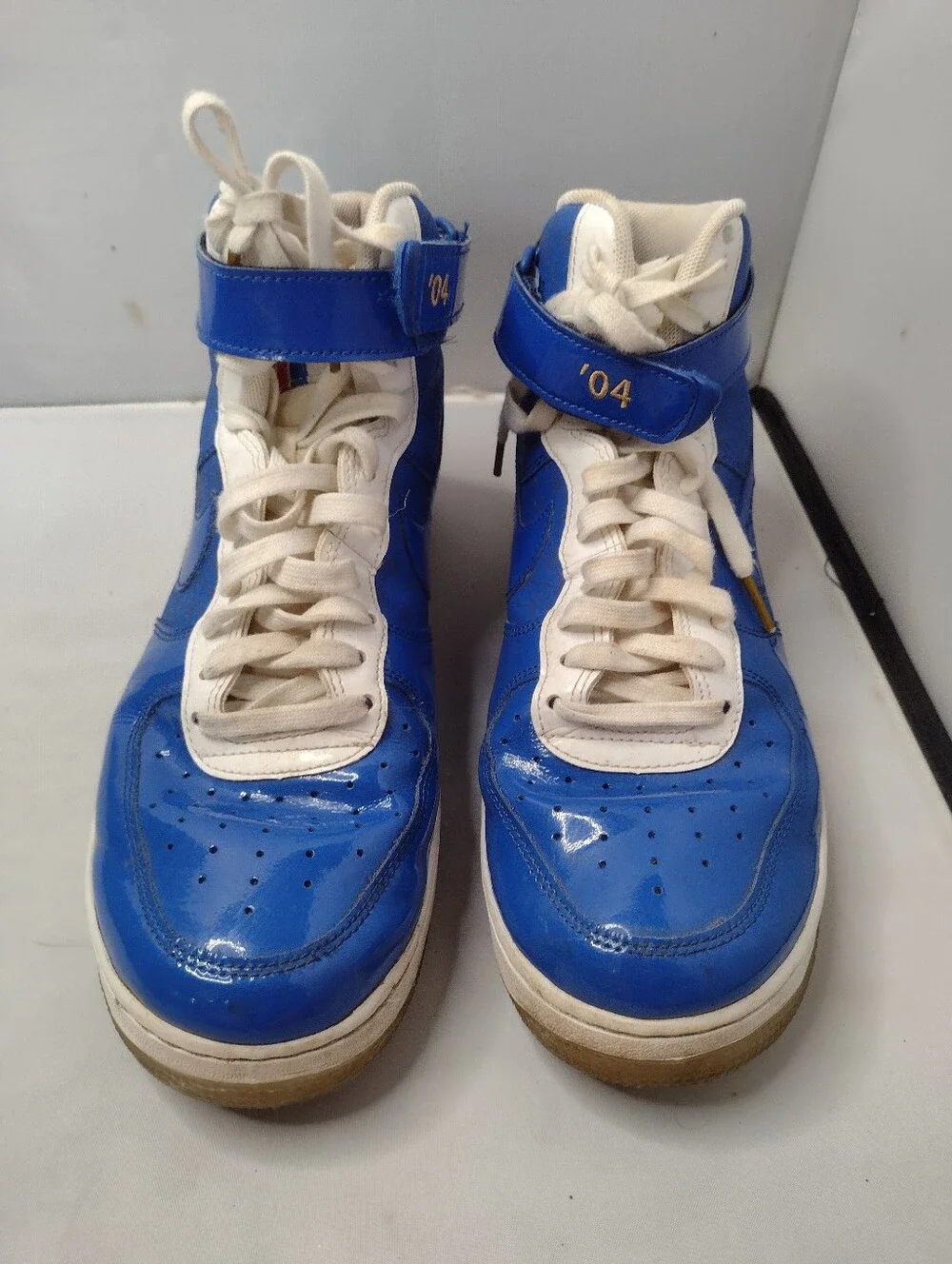 Nike Air Force 1 High Detroit Pistons NBA 2004 Finals CI9880-400 Mens Size 10 FF